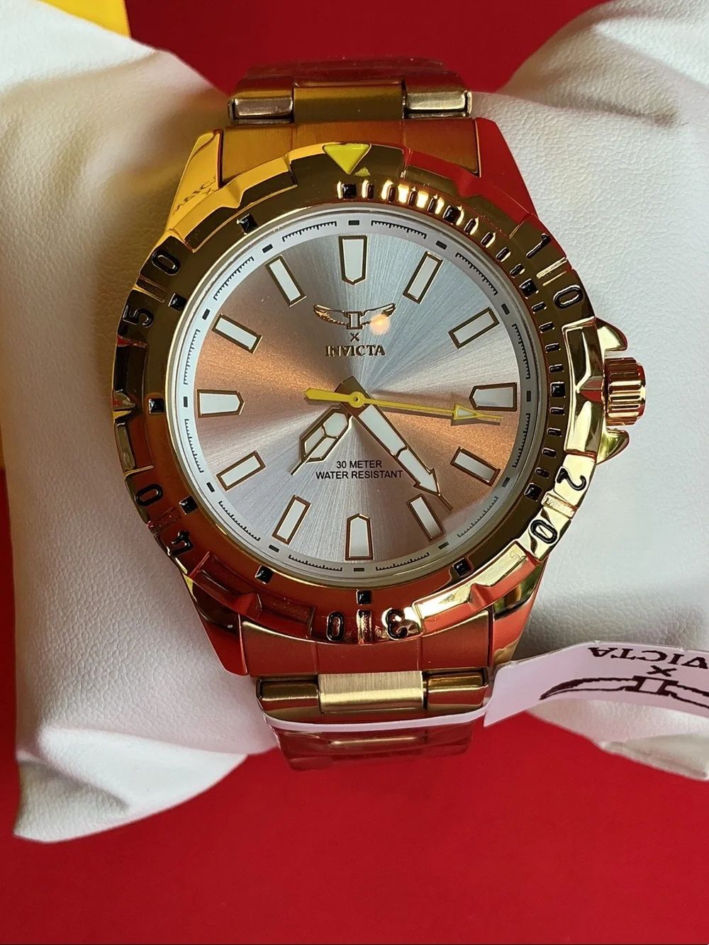 Invicta Men's Gold and Silver Two-Tone Bracelet Watch